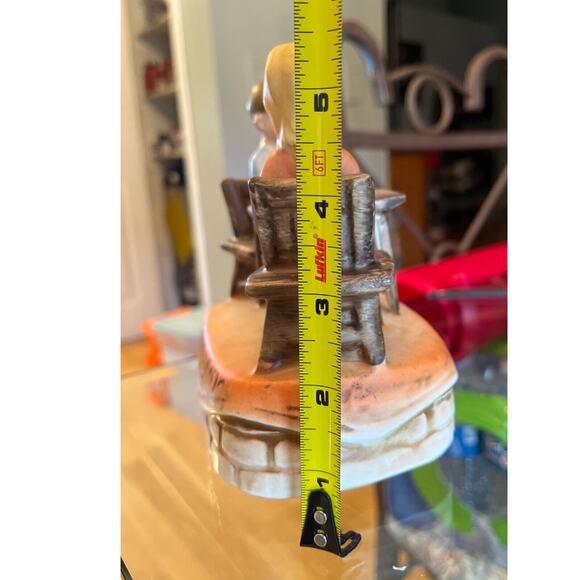 Vintage MCM Music Box Price Imports Rotating Boy Girl w Candle Sanyo Japan READ - Picture 8 of 8